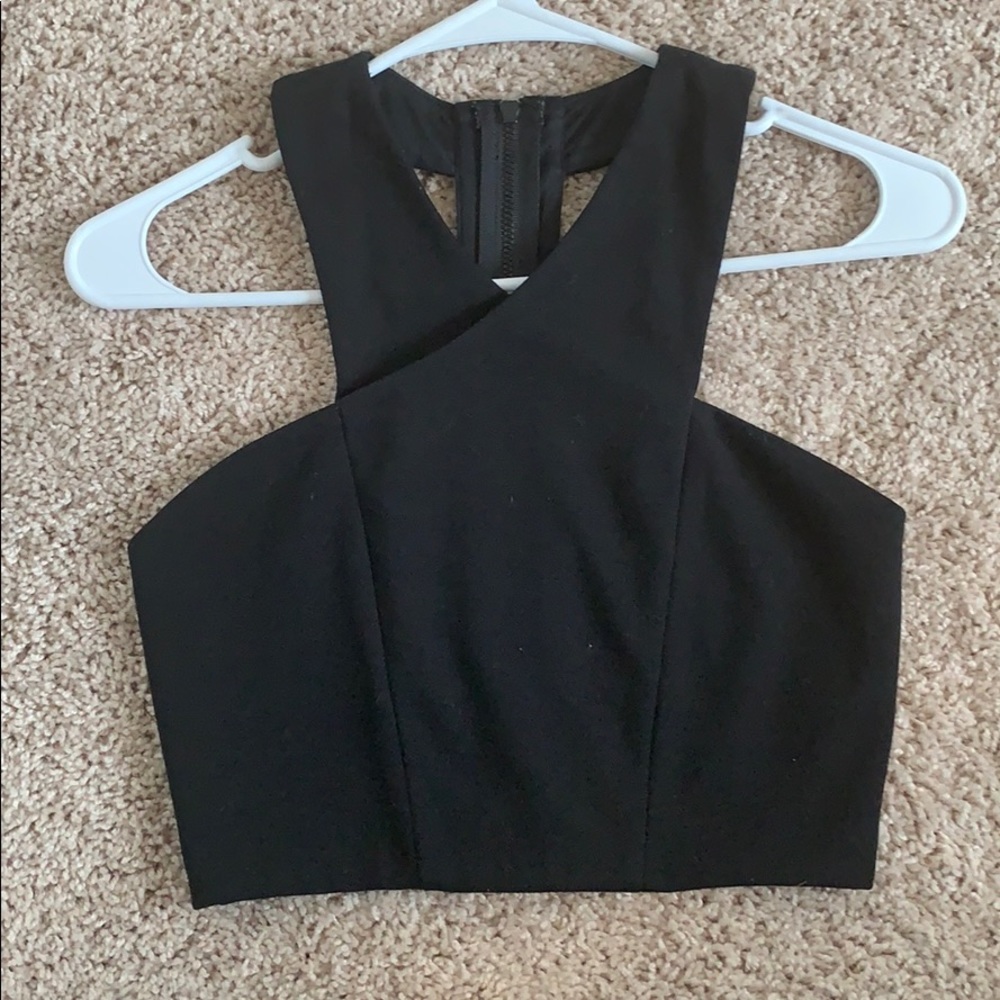 Black Crop Top